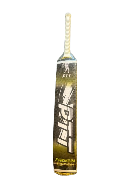Premium Tennis Cricket Bat – Handmade from Sri Lankan Coconut Wood Green Lightweight - PTT Sports	