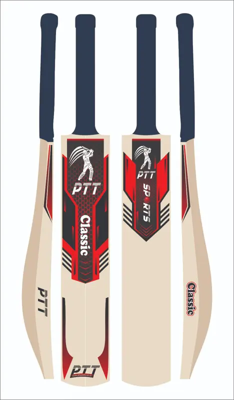 Hard Ball Cricket Bat – Kashmir Willow | Full Cane Handle | Handmade | International Standard